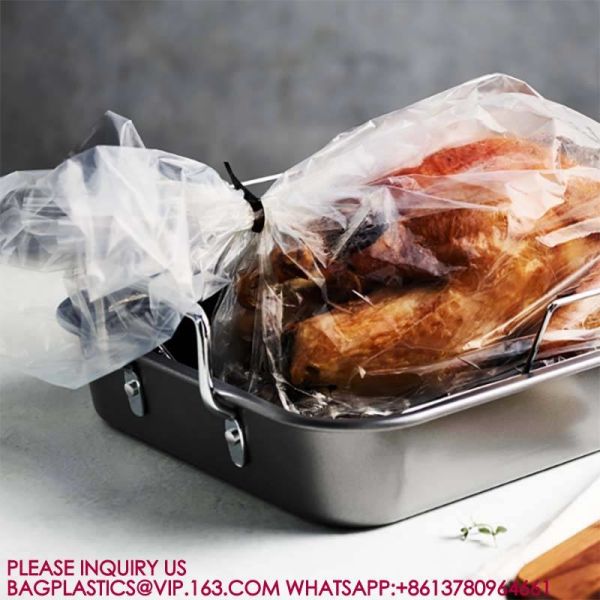 Roast Chicken Duck Seaweed Bags Plain Pla Turkey Oven Roasting Bag For Roasted Chicken