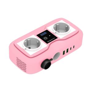 China 200W Car 12v To 220v Inverter Cigarette Lighter Power Inverter With 2 USB Charger Port on sale