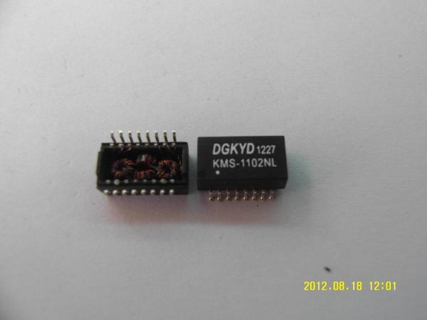 Cheap Customized Safety 1500V AC Ethernet Transformer SMD 16 PIN 100BASE Filter for sale