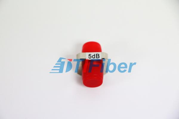 Cheap 5DB FC PC Fiber Optic Attenuator Single Mode , Simplex Fixed Optical Attenuator for sale