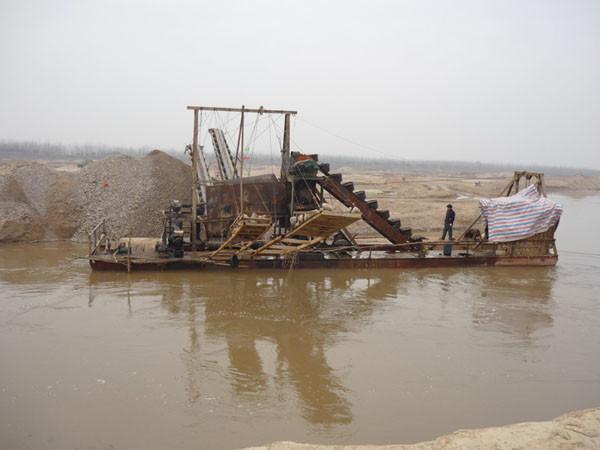 Cheap Lake Reclamation Bucket Chain Dredger Sand - Excavating 1-25m Depth for sale