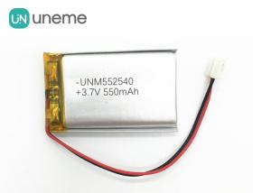 China Prismatic Silver Lithium Polymer Battery GPS Tracker 550mAh 3.7V 552540 on sale