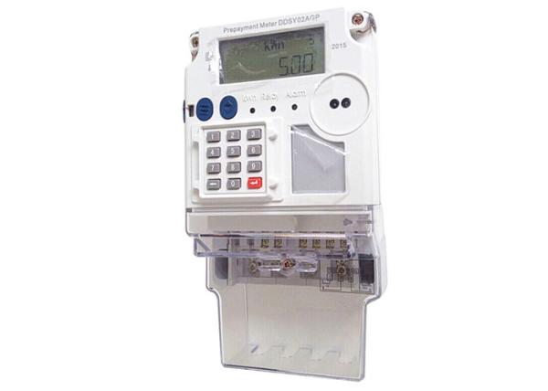 Cheap Monophase STS Prepaid Keypad Prepayment Smart Meter With Built In Load Switch for sale