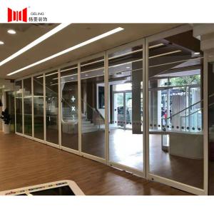 China 3.8M Outdoor Movable Glass Partition Walls 6063-T6 Aluminum Frame on sale