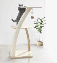 Cheap Coconut Tree Solid Wood Cat Shelf Large Cat Climbing Frame 107*48*6cm Cat Scratching Post Cat Climbing Frame for sale