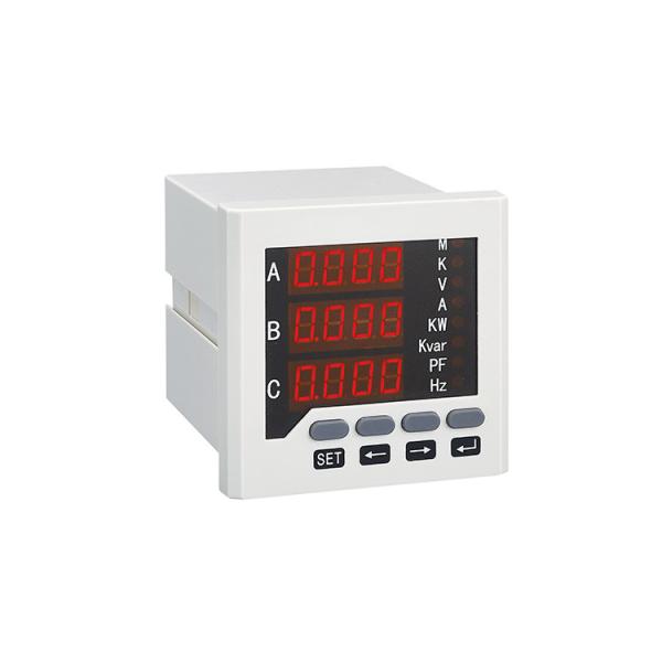 Cheap Analog three phase multi function digital power factor  meter rs485 modbus for sale