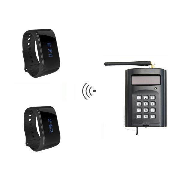 Cheap High quality wireless calling equipment with full waterproof wrist watch and a host keyboard for sale