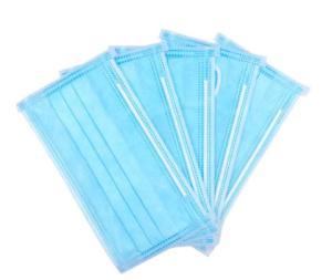 China Soft Breathable 3 Ply Disposable Face Mask High Density Filter Layer Resistance Pollution on sale