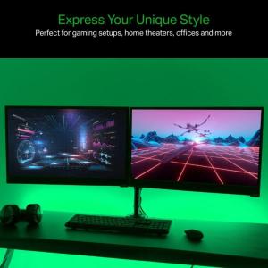 6.5FT Length LED Strip Lights Series With Yes Dimmable 5V 1.5A