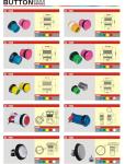 Round Push Button With LED Light / Micro Switch Arcade Game Machine Accessories