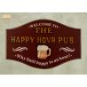 Buy cheap Resin Beer Wall Decor Antique Wooden Wall Signs Decorative Wall Plaque Signs Pub from wholesalers