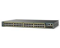 Rack - Mountable Cisco Catalyst Layer 3 Switch 48 Port Data 4 x 10G Uplink IP