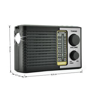 China Portable Home Fm Am Sw Solar Powered Radios With Speaker and LED Light Portatiles Receiver Support USB/TF Music Player on sale