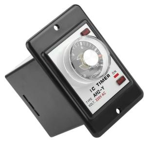 Power on delay timer time relay 0-60 minutes panel installation with socket base AH2-Y AC 220V