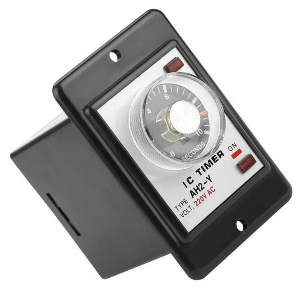 Cheap Power on delay timer time relay 0-60 minutes panel installation with socket base AH2-Y AC 220V for sale