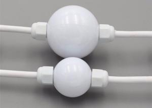 China Milky White 3D Digital Ball Max 1.44W SMD5050 RGB Pixel Led Ball 50mm DMX on sale