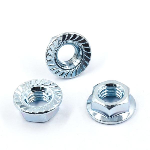 Cheap Metric Measurement System DIN 6923 Galvanized Hex Flange Nut With Bolt Accetable OEM for sale