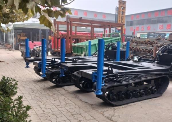 Cheap Diesel Engine And Rubber Crawler 4MT Loading Track Transporter Ultimate Transport Solution for sale