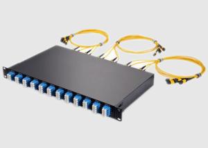 Best Industrial 4U 24 Port OM3 MPO To LC Patch Panel wholesale