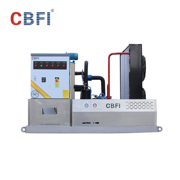 Cheap 1 Mm To 2 Mm Flake Ice Machine / Flake Ice Making Machine For Fishery Meat Cooling  for sale
