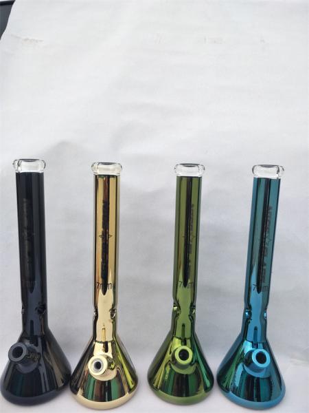 Cheap Frosted Borosilicate Glass Smoking Set Custom Glass Bong 12Inch for sale