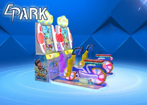 Cheap Indoor Speed Kids Bicycle Amusement Kiddie Ride  Indoor Arcade Video Kids Game Machine for sale