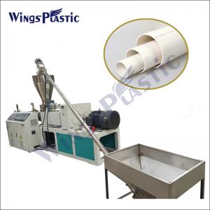 China Rigid pipe PVC water supply pipe manufacturer machine pvc pipe making machine on sale