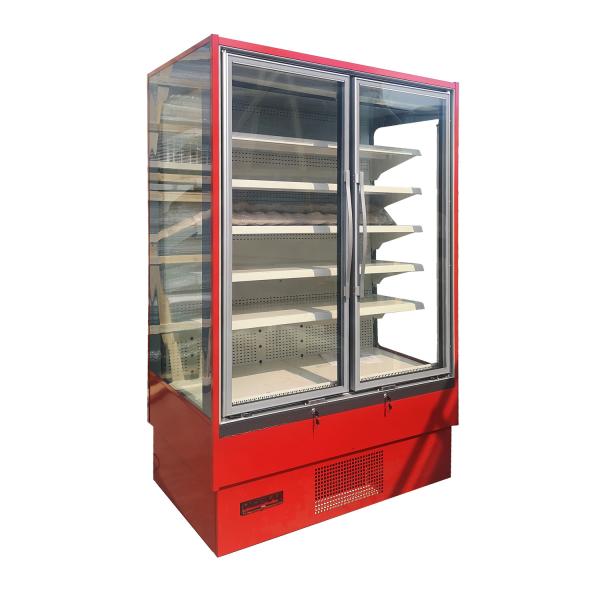 Cheap Plug - In Multideck Display Fridge / Multideck Display Chiller With LED Lighting for sale