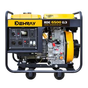 6KW Open Frame  Deisel Generator With Intelligent Automatic Voltage Regulator