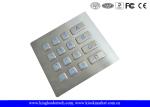 Numeric Illuminated Backlit Metal Keypad 16 Keys for Security Access Control