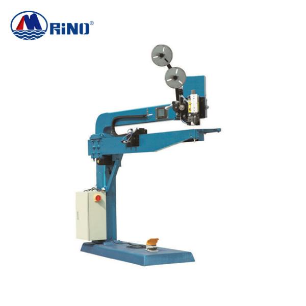 Cheap Manual Carton Box Stitching Machine 0.48t With Fixed Stitching Ability for sale