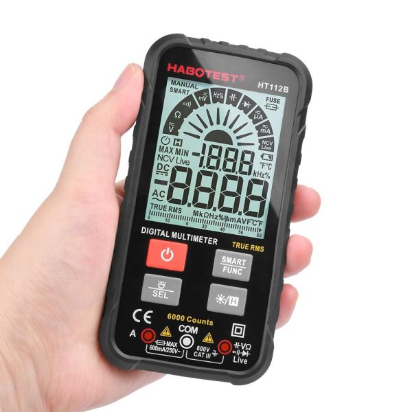 Cheap Smart Multimeter 2.88 inch Big Display Screen Super Slim Digital Multimetro Phone Type with NCV for sale