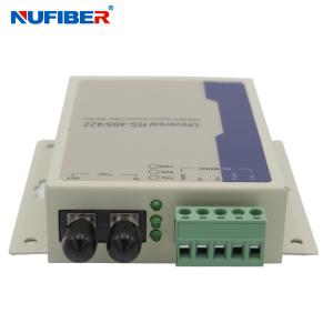 SM Duplex 20km Serial To Fiber Converter With RS485 RS422 Interface