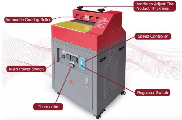 Cheap Customized Width Hot Melt Glue Coating Machine Glue Applicator Roller Machine for sale