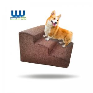 Best Customize Non Slip Pet Steps dog stairs for bed With Removable Cover wholesale
