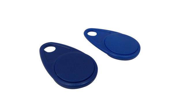Cheap Custom Designed Embedded RFID Key Fob With ISO15693 ISO14443A Standard for sale