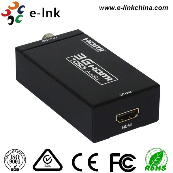 Cheap Type A 19Pin HDMI Fiber Extender BNC Shielded HDMI To 3G SDI Converter for sale