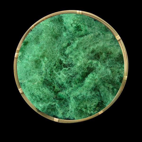 Cheap Non Siliconized Solid Dope Dyed Polyester Staple Fiber 1.4D×38mm For Spinning for sale