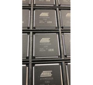 China AT91M55800A-33AU ATMEL/Microchip ARM7 series Microcontroller IC  ROMLESS 176LQFP on sale