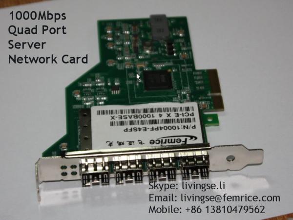 Cheap IEEE802.3 Network Standard 1000Mbps Ethernet fiber optical network adapter for sale