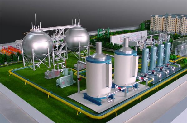 Cheap Pdf / Cad Drawing Small Scale Industries Model With Perfect LED Light for sale