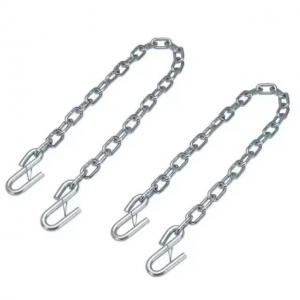 Best Blue and White Zinc Coated 5000 lbs Trailer Safety Chain with Customizable Options wholesale