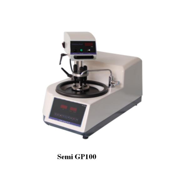 Cheap Semi - Automatic Grinder Polisher Machine Spring Pressurization Variable Speed for sale