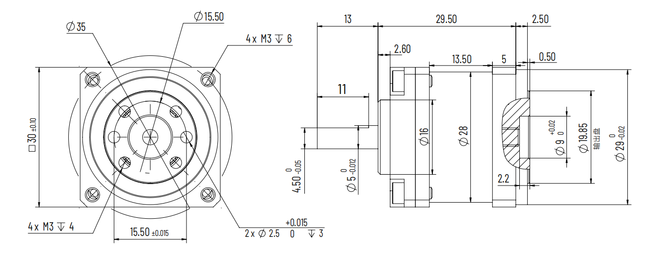 CSF8 Mini Harmonic Reducer