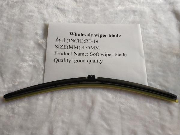 Cheap Auto Multifunctional Boneless Soft Wiper Blades 19'' High Duablity for sale