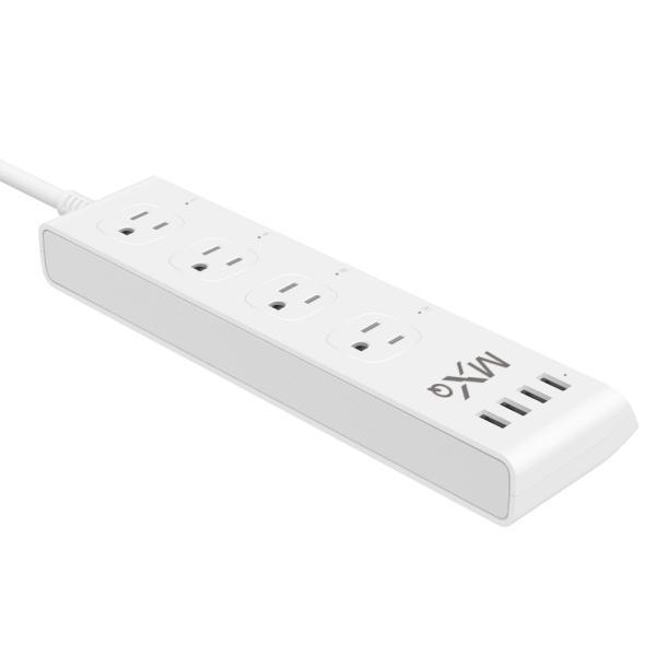 Cheap App Controlled Wireless Smart Power Strip ABS Material With 4 Usb Charging Socket for sale