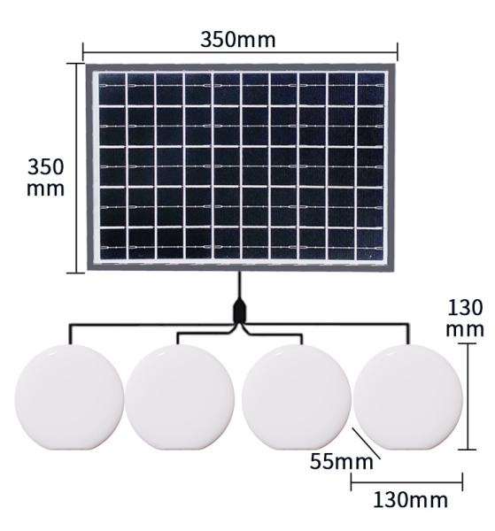 Cheap Emergency Flashing Solar Camping Lights Portable 4pcs for sale