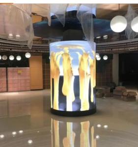 Best Indoor P2.5 Soft Module Curved Flexible LED Display Screen For Cylindrical Column wholesale