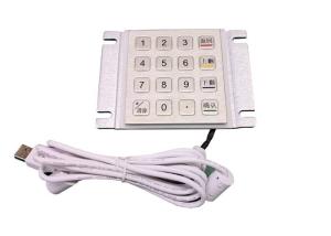 Best Weatherproof Encrypting Pin Pad Number Pad , 16 Keys Atm Number Pad Anti Monitoring wholesale