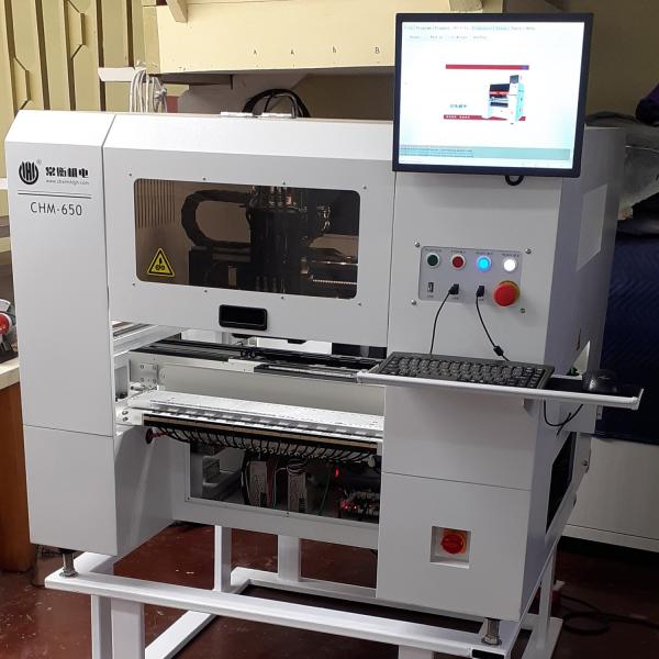Cheap Table Top CHM-650 High Precision 4 Heads SMT PCB Component Mounting Machine for sale